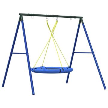  Outdoor Swing Set with Saucer Swing