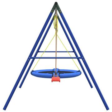  Outdoor Swing Set with Swing and Saucer Swing