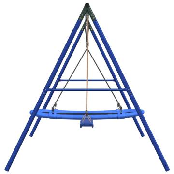  Outdoor Swing Set with Swing and Nest Swing