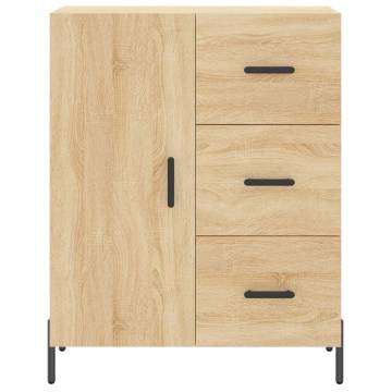  Highboard Sonoma Oak 69.5x34x180 cm Engineered Wood