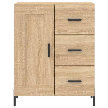  Highboard Sonoma Oak 69.5x34x180 cm Engineered Wood