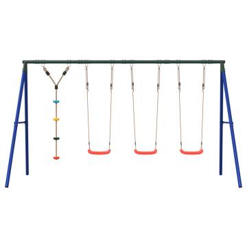  Outdoor Swing Set with Swings and Disc Swing