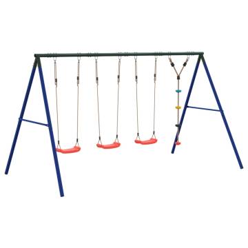  Outdoor Swing Set with Swings and Disc Swing