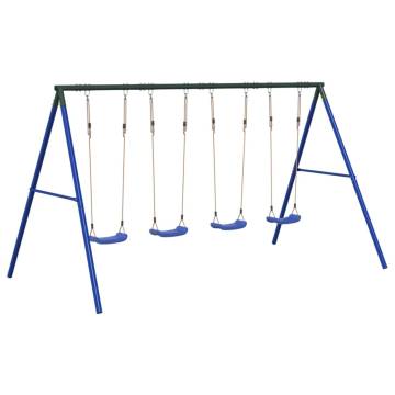  Outdoor Swing Set with 4 Swings