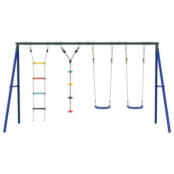  Outdoor Swing Set with Swings. Ladder. Disc Swing