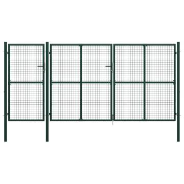  Garden Gate Steel 400x175 cm Green