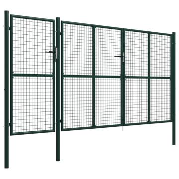  Garden Gate Steel 400x175 cm Green