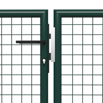  Garden Gate Steel 400x200 cm Green