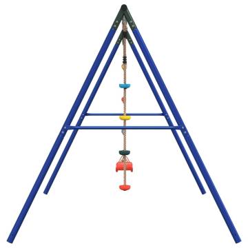  Outdoor Swing Set with Swing. Ladder. Disc Swing