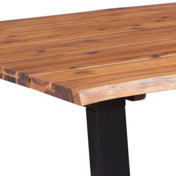  Dining Table 170x90x75 cm Solid Acacia Wood