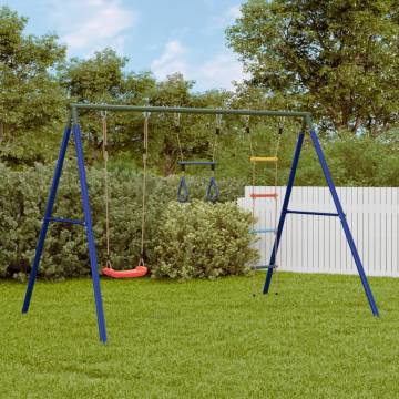  Outdoor Swing Set with Swing. Trapeze. Ladder