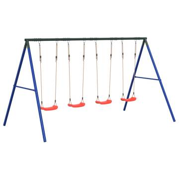  Outdoor Swing Set with 4 Swings