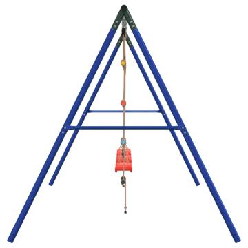  Outdoor Swing Set with Swings and Ladder