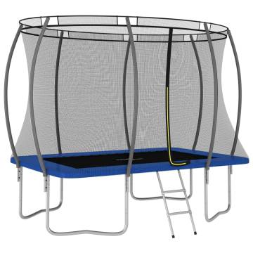  Trampoline Set Rectangular 274x183x76 cm 150 kg