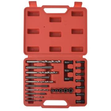  25 Piece Bolt Extractor Set Steel