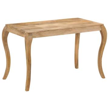  Dining Table 118x60x76 cm Solid Mango Wood