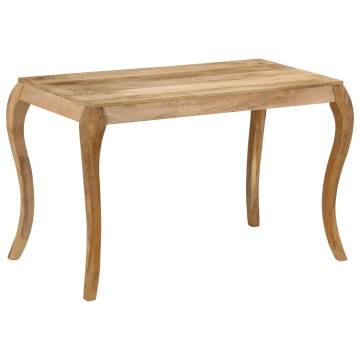  Dining Table 118x60x76 cm Solid Mango Wood