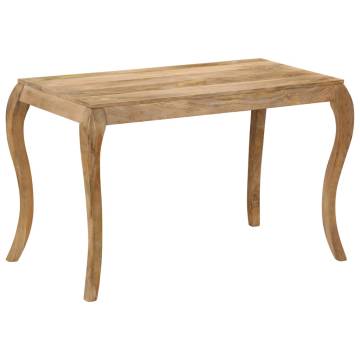  Dining Table 118x60x76 cm Solid Mango Wood