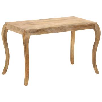  Dining Table 118x60x76 cm Solid Mango Wood