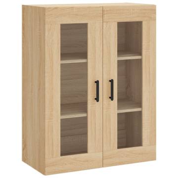  Highboard Sonoma Oak 69.5x34x180 cm Engineered Wood