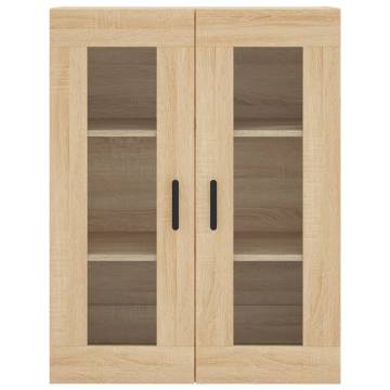  Highboard Sonoma Oak 69.5x34x180 cm Engineered Wood