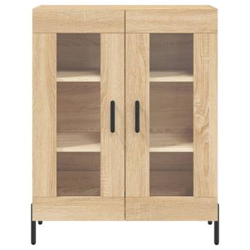  Highboard Sonoma Oak 69.5x34x180 cm Engineered Wood