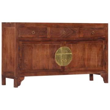  Sideboard 140x40x80 cm Solid Acacia Wood