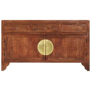  Sideboard 140x40x80 cm Solid Acacia Wood