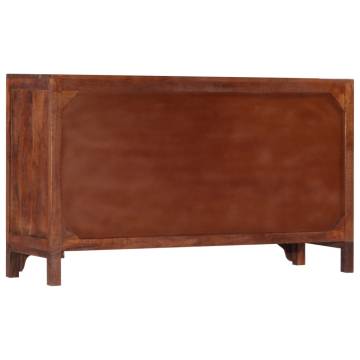  Sideboard 140x40x80 cm Solid Acacia Wood