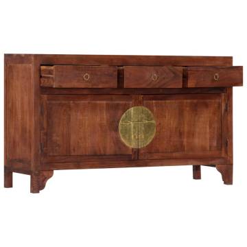  Sideboard 140x40x80 cm Solid Acacia Wood