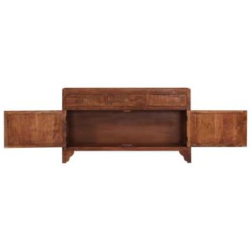  Sideboard 140x40x80 cm Solid Acacia Wood