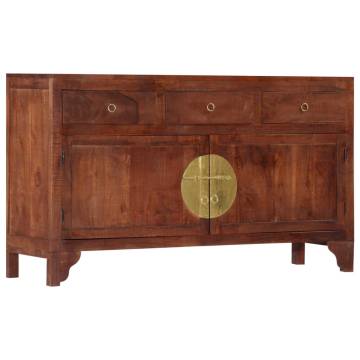  Sideboard 140x40x80 cm Solid Acacia Wood