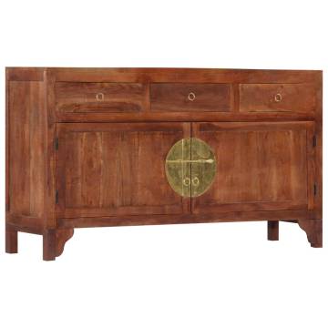  Sideboard 140x40x80 cm Solid Acacia Wood