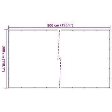  Trailer Net Green 3x5 m HDPE