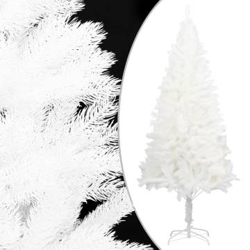  Artificial Christmas Tree Lifelike Needles White 240 cm