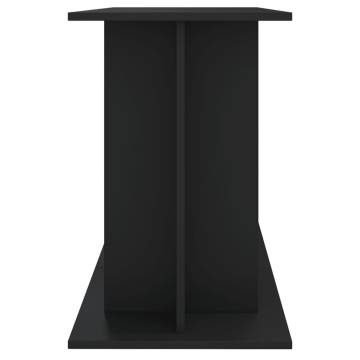 Aquarium Stand Black 120x40x60 cm Engineered Wood