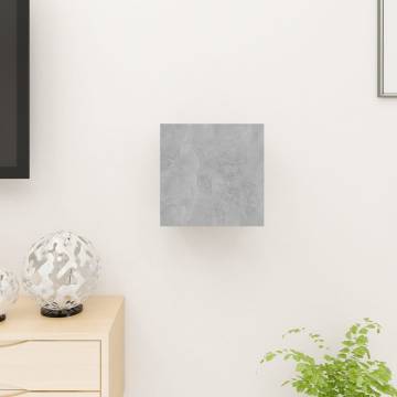 Wall Mounted TV Cabinet Concrete Grey 30.5x30x30 cm