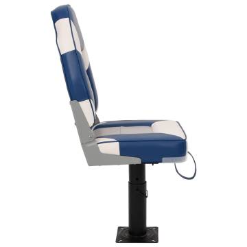  Boat Seat with Pedestal Height Adjustable 360° Rotatable