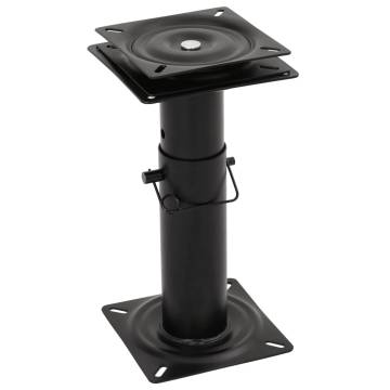  Boat Seat Pedestal with 360° Seat Swivel Adjustable Steel