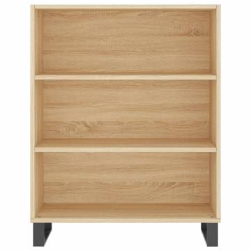  Highboard Sonoma Oak 69.5x34x180 cm Engineered Wood