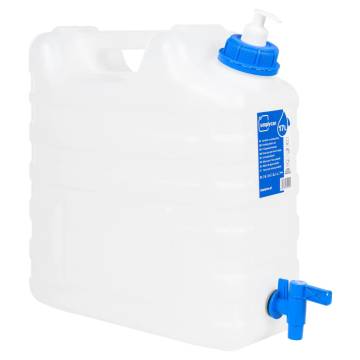  Water Container with Tap and Soap Dispenser 17 L Plastic