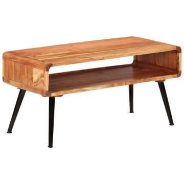  Coffee Table 95x40x45 cm Solid Wood Acacia