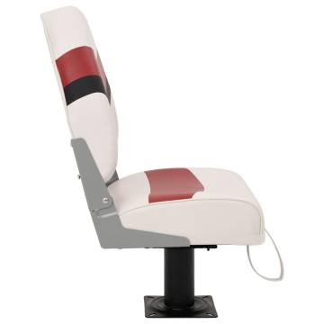  Boat Seats 2 pcs with Pedestal 360° Rotatable