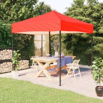  Folding Party Tent Red 2x2 m