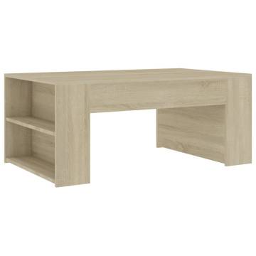  Coffee Table Sonoma Oak 100x60x42 cm Engineered Wood