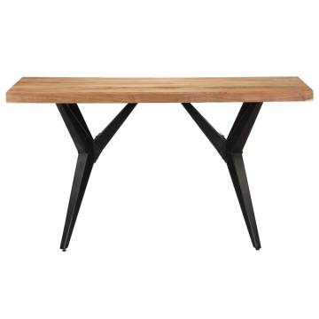  Dining Table 140x70x76 cm Solid Acacia Wood