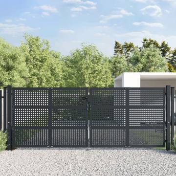  Garden Gate Anthracite 400x200 cm Steel