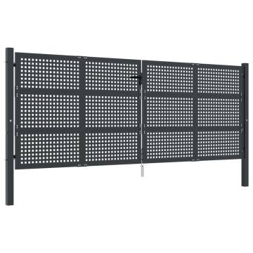  Garden Gate Anthracite 400x200 cm Steel