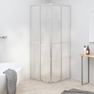  Shower Cabin Frosted ESG 80x80x180 cm