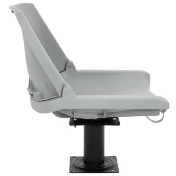  Boat Seats 2 pcs with Pedestal 360° Rotatable